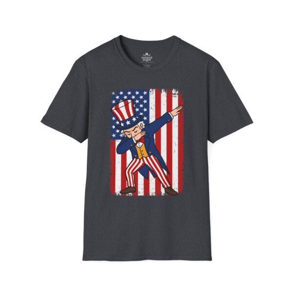 14219909933393331407_2048.jpeg Uncle Sam Dabbing T-Shirt – Patriotic USA Flag 4th of July Tee