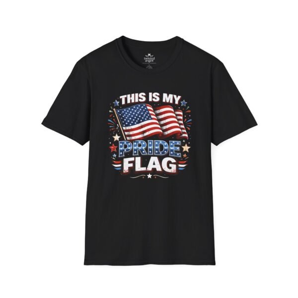 This Is My Pride Flag T-Shirt — American Flag Patriotic Tee for 4th of July