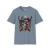 14428283755845218194_2048.jpeg Skull & Pistols American Flag T-Shirt — Patriotic Biker Skull Graphic Tee