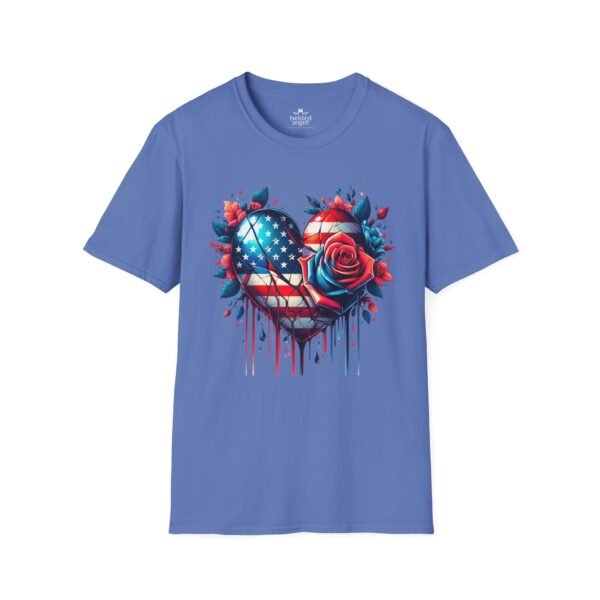 14726800962623018140_2048.jpeg Patriotic Broken Heart Tee — American Flag & Rose Graphic T-Shirt