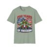 14809153293575687950_2048.jpeg 250 Years of Freedom Motorcycle Frog T-Shirt — Patriotic 4th of July Tee