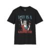 WTF Is A Kilometer T-Shirt — Funny Patriotic Statue of Liberty Travel Humor Tee