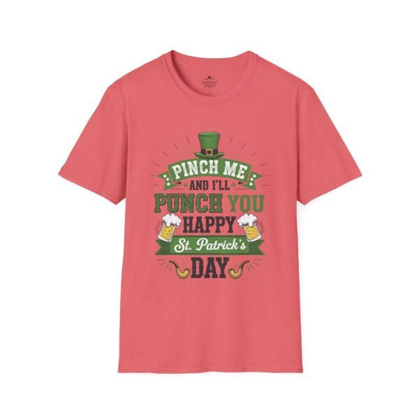 14922237252141097527_2048.jpeg St. Patrick's Day Tee - "Pinch Me and I'll Punch You Happy" Funny Irish Drinking Shirt