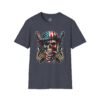 14956671731720774781_2048.jpeg Skull & Pistols American Flag T-Shirt — Patriotic Biker Skull Graphic Tee