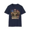 250 Years of 'Merica T-Shirt — Patriotic American Flag Bigfoot Graphic Tee