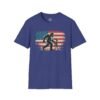 15102748875405587507_2048-1.jpeg Bigfoot ET American Flag T-Shirt — Sasquatch Silhouette Patriotic Tee