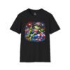 15175074658449227935_2048.jpeg Fourth of July Patriotic Frog with Beer T-Shirt — Relaxing American Flag Pool Float Design