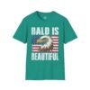 15238752240767135892_2048.jpeg Bald Is Beautiful Eagle T-Shirt — American Flag Patriotic Shirt for Bald Pride