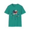 15257183024663958417_2048.jpeg Patriotic Boho Watercolor Flower T‑Shirt — America Floral Graphic Tee