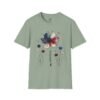 15288901338315697771_2048.jpeg Patriotic Boho Watercolor Flower T‑Shirt — America Floral Graphic Tee