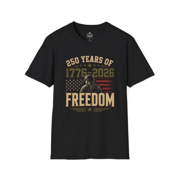 Freedom Soldier  1776-2026 T-Shirt — 250 Years of Freedom Patriotic Tee