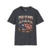 250 Years 1776-2026 Jet Fighter Flag T-Shirt — American Anniversary Patriotic Tee