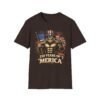 250 Years of 'Merica T-Shirt — Patriotic American Flag Bigfoot Graphic Tee