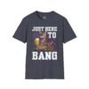 15537918561321901693_2048.jpeg Just Here to Bang T-Shirt — Funny Patriotic Cat Beer 4th of July Tee