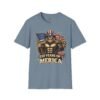 250 Years of 'Merica T-Shirt — Patriotic American Flag Bigfoot Graphic Tee