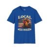 15617294805047981581_2048.jpeg Local Egg Dealer T-Shirt — Funny Rooster & American Flag Chicken Farm Tee