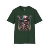 15707242589854722313_2048.jpeg Skull & Pistols American Flag T-Shirt — Patriotic Biker Skull Graphic Tee