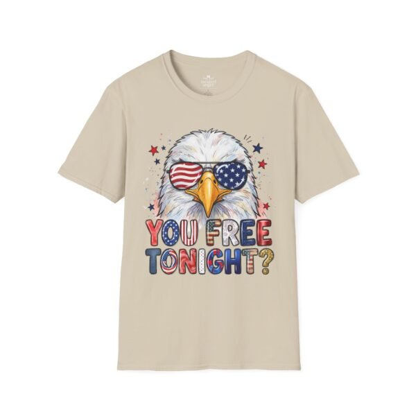 15811476430601083570_2048.jpeg Patriotic Eagle T-Shirt - "You Free Tonight?" 4th of July Tee