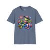 15881478513133875188_2048.jpeg Fourth of July Patriotic Frog with Beer T-Shirt — Relaxing American Flag Pool Float Design