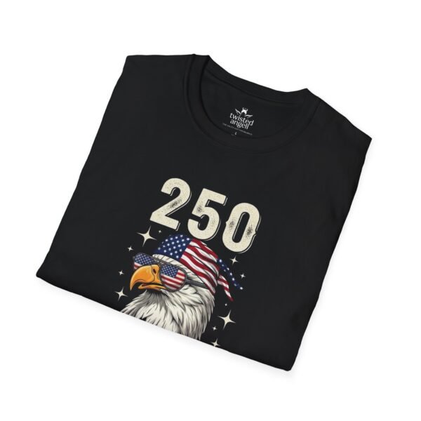 250 Years Baby Eagle T-Shirt – Patriotic American Flag Bald Eagle Tee for Independence Day & 4th of July