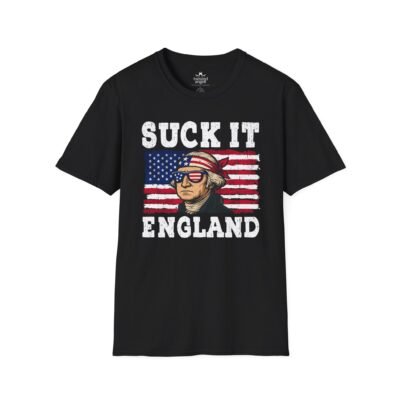 Suck It England T-Shirt — Patriotic George Washington Graphic Tee
