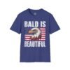 16300237661796217135_2048.jpeg Bald Is Beautiful Eagle T-Shirt — American Flag Patriotic Shirt for Bald Pride