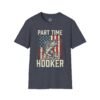 16434674197834432485_2048.jpeg Part Time Hooker Fishing T-Shirt — Patriotic Bass Angler Tee