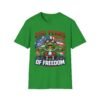 1646639666141548089_2048.jpeg 250 Years of Freedom Motorcycle Frog T-Shirt — Patriotic 4th of July Tee