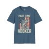 16478846683876170438_2048.jpeg Part Time Hooker Fishing T-Shirt — Patriotic Bass Angler Tee