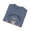 Stay Feral Raccoon T-Shirt — "Freedom Is Overrated" Patriotic Funny Tee