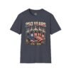 250 Years 1776-2026 Jet Fighter Flag T-Shirt — American Anniversary Patriotic Tee
