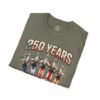 250 Years 1776-2026 Jet Fighter Flag T-Shirt — American Anniversary Patriotic Tee