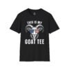 17071608468926493749_2048.jpeg This Is My Goat Tee T-Shirt – American Flag Sunglasses Graphic