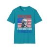 17099136053776668607_2048.jpeg Too Cool For British Rule T-Shirt — Patriotic George Washington American Flag Tee