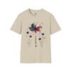 17109622880115968096_2048.jpeg Patriotic Boho Watercolor Flower T‑Shirt — America Floral Graphic Tee