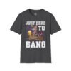 17120794883931028677_2048.jpeg Just Here to Bang T-Shirt — Funny Patriotic Cat Beer 4th of July Tee