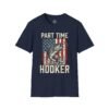 17141975188556726931_2048.jpeg Part Time Hooker Fishing T-Shirt — Patriotic Bass Angler Tee