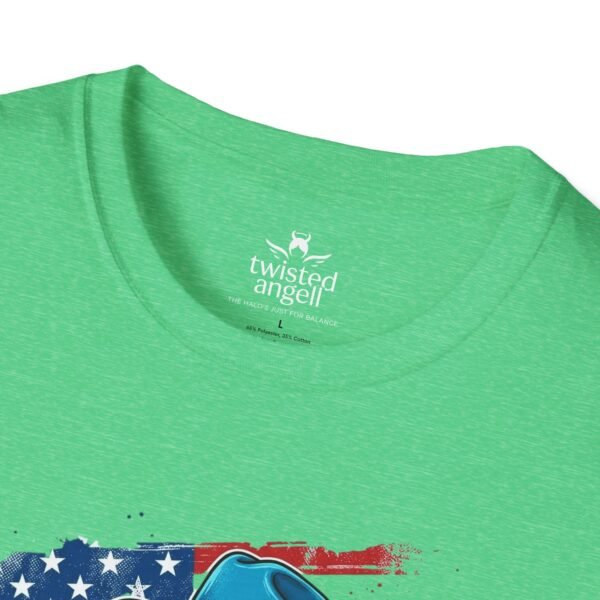 17229246220841379587_2048.jpeg Cowgirl Flag T-Shirt — "This One's For Toby" Patriotic Rodeo Tee