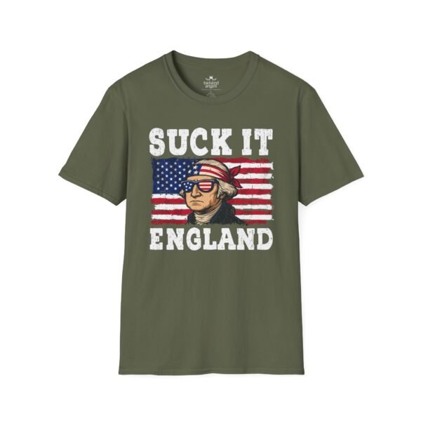 1733843169641815724_2048.jpeg Suck It England T-Shirt — Patriotic George Washington Graphic Tee
