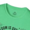 Stay Feral Raccoon T-Shirt — "Freedom Is Overrated" Patriotic Funny Tee