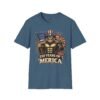 250 Years of 'Merica T-Shirt — Patriotic American Flag Bigfoot Graphic Tee