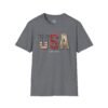 1769492836740445771_2048.jpeg USA Patriotic T-Shirt — Vintage Flag "EST. 1776" Graphic