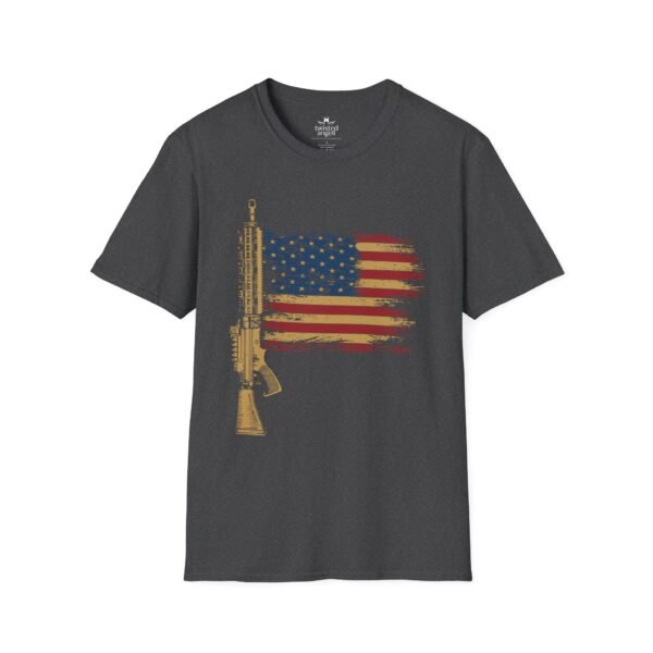 17731048976124865033_2048-1.jpeg AR-15 American Flag T-Shirt — Patriotic Rifle Graphic Tee