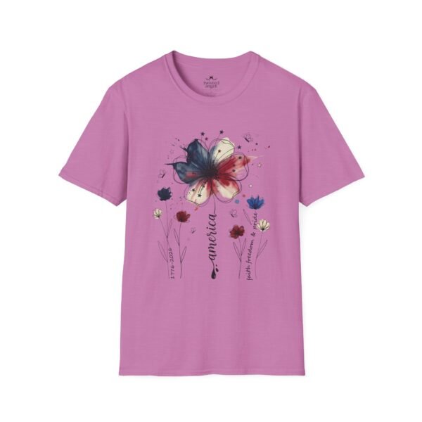 17846700208672572744_2048.jpeg Patriotic Boho Watercolor Flower T‑Shirt — America Floral Graphic Tee