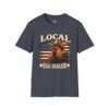 17903361986076462454_2048.jpeg Local Egg Dealer T-Shirt — Funny Rooster & American Flag Chicken Farm Tee