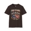 250 Years 1776-2026 Jet Fighter Flag T-Shirt — American Anniversary Patriotic Tee