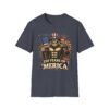 250 Years of 'Merica T-Shirt — Patriotic American Flag Bigfoot Graphic Tee