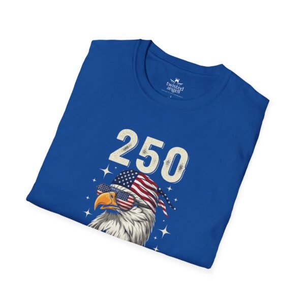 250 Years Baby Eagle T-Shirt – Patriotic American Flag Bald Eagle Tee for Independence Day & 4th of July