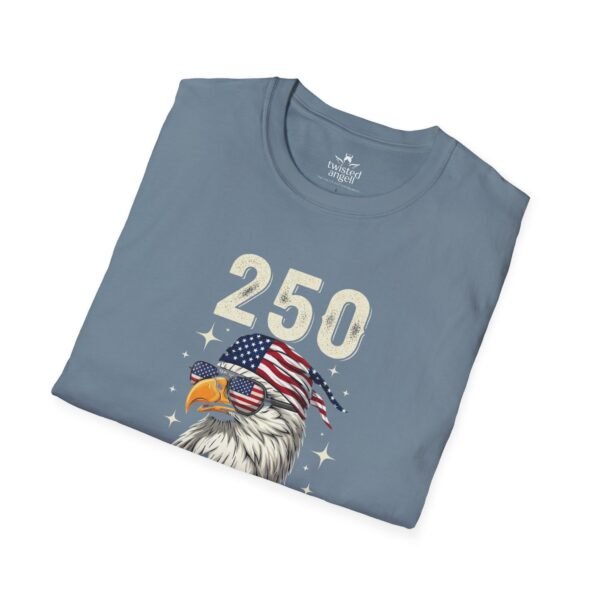 250 Years Baby Eagle T-Shirt – Patriotic American Flag Bald Eagle Tee for Independence Day & 4th of July