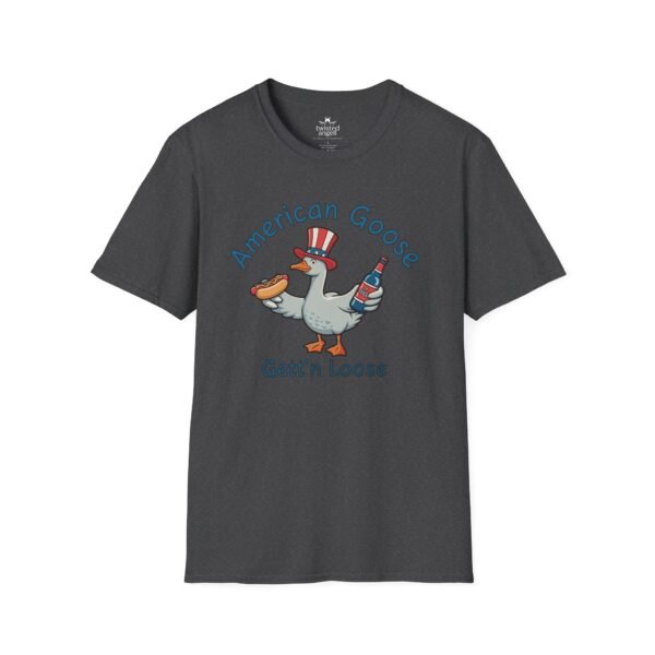 2017858608805313383_2048.jpeg Patriotic American Goose 'Gett'n Loose' T-Shirt